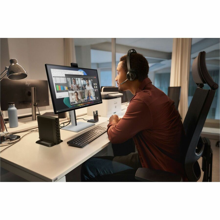 Life-Style Image for HP EliteDesk 8 G1i Desktop Computer - Intel Core Ultra 7 265T - vPro Technology - 16 GB - 256 GB PCI Express NVMe SSD - Mini PC - Jack Black