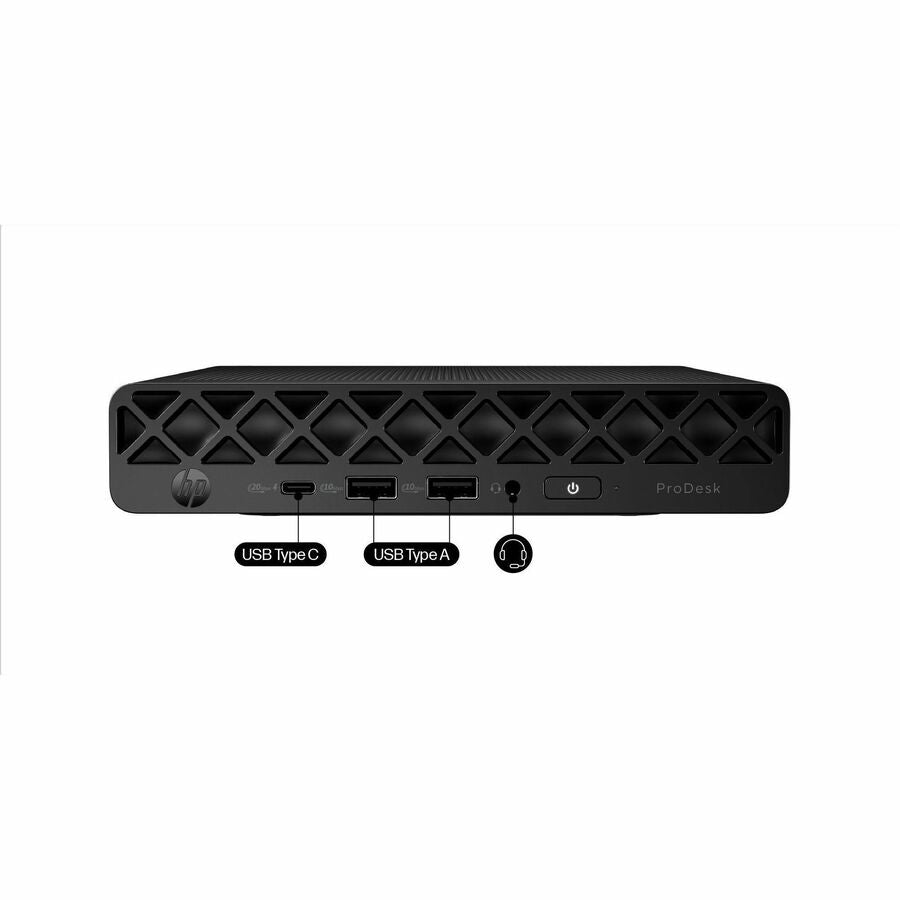 Alternate-Image7 Image for HP ProDesk 4 G1i Desktop Computer - Intel Core Ultra 5 235T - 16 GB - 512 GB PCI Express NVMe SSD - Mini PC - Jack Black