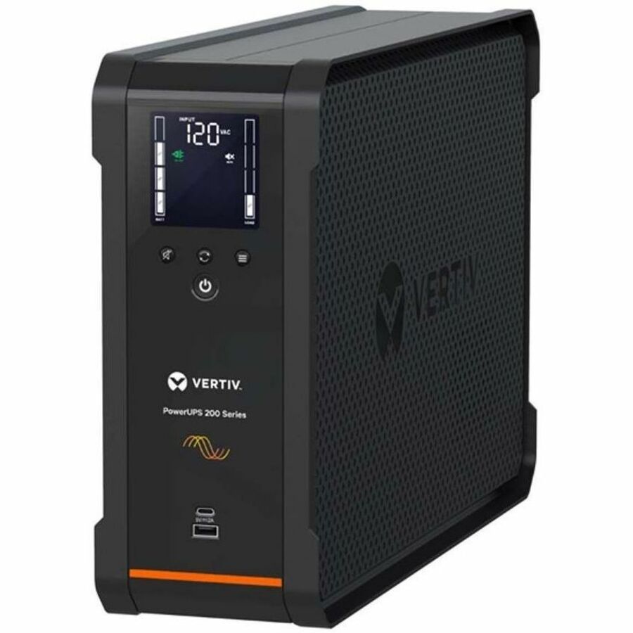 Main Image for Vertiv PowerUPS 200 Premium PSA6S-1500LVT, 1440VA/915W, AVR, User-Replaceable Batteries, Battery Backup, 10 NEMA Outlets, Three-Year Warranty