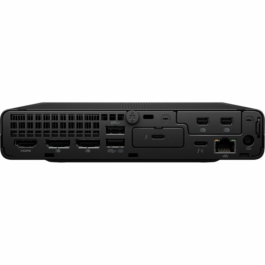 Rear Image for HP EliteDesk 8 G1i Desktop Computer - Intel Core Ultra 5 225T - vPro Technology - 16 GB - 256 GB PCI Express NVMe SSD - Mini PC - Jack Black