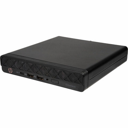 Main Image for HP EliteDesk 8 G1a Desktop Computer - AMD Ryzen 5 220 - 16 GB - 256 GB PCI Express NVMe SSD - Mini PC - Jack Black