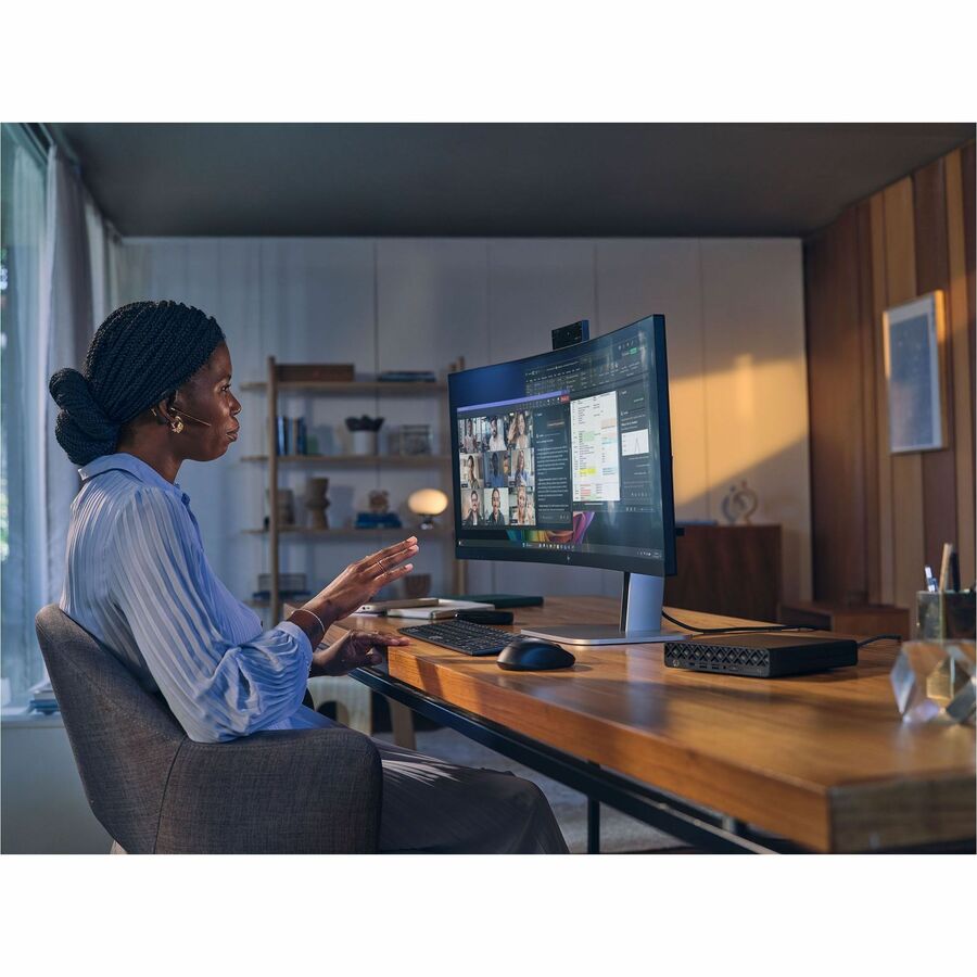 Life-Style Image for HP EliteDesk 8 G1a Desktop Computer - AMD Ryzen 5 220 - 16 GB - 256 GB PCI Express NVMe SSD - Mini PC - Jack Black