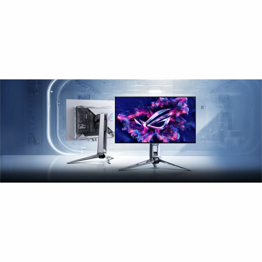 Alternate-Image3 Image for Asus ROG Swift PG27AQWP-W 27" Class WQHD Gaming OLED Monitor - 16:9 - Silver