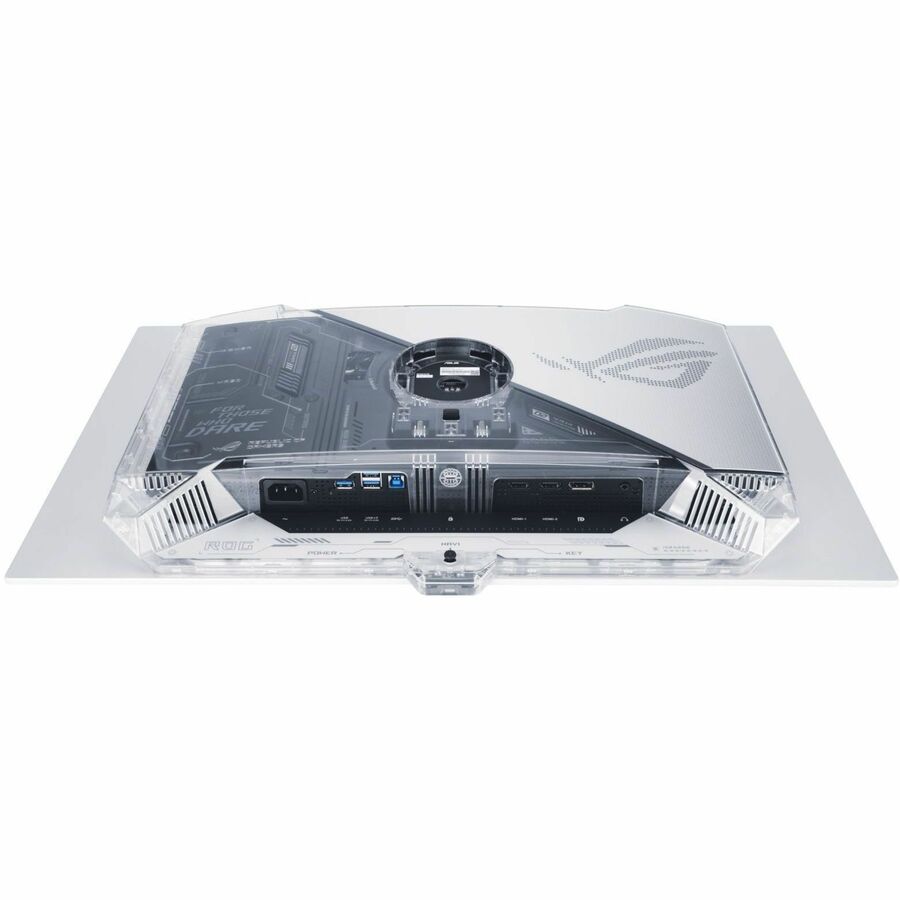 Bottom Image for Asus ROG Swift PG27AQWP-W 27" Class WQHD Gaming OLED Monitor - 16:9 - Silver
