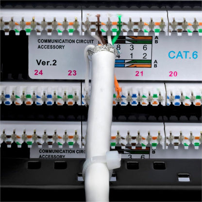 Alternate-Image3 Image for StarTech.com 48-Port 2U Rackmount Cat6 Patch Panel, RJ45, UTP, 110 Punch-Down, Cat 6 Ethernet Patch Panel for Network Server Rack