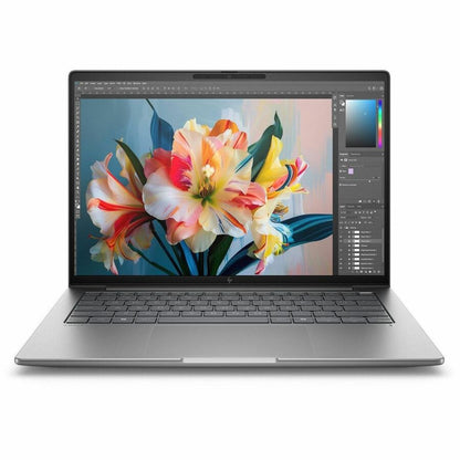 Front Image for HP ZBook 8 G1i 14" Touchscreen Mobile Workstation - WUXGA - 60 Hz - Intel Core Ultra 7 255H - 16 GB - 512 GB SSD - English Keyboard - Meteor Silver
