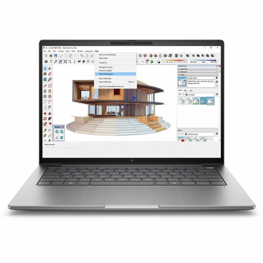 Alternate-Image9 Image for HP ZBook 8 G1i 14" Touchscreen Mobile Workstation - WUXGA - 60 Hz - Intel Core Ultra 7 255H - 16 GB - 512 GB SSD - English Keyboard - Meteor Silver