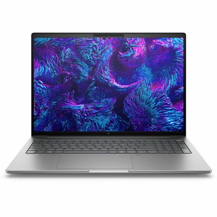 Front Image for HP ZBook 8 G1i 16" Mobile Workstation - WUXGA - 60 Hz - Intel Core Ultra 7 265H - vPro Technology - 32 GB - 1 TB SSD - English Keyboard - Meteor Silver