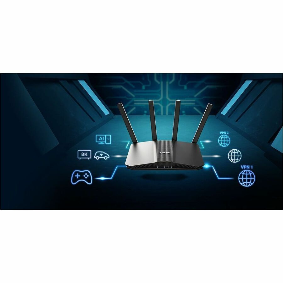 Alternate-Image1 Image for Asus RT-BE55 Wi-Fi 7 IEEE 802.11 a/b/g/n/ac/ax/be Ethernet Wireless Router