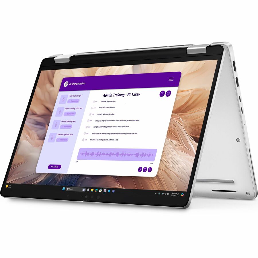 Alternate-Image10 Image for Dell Pro 14 Plus PB14250 14" Touchscreen Convertible Copilot+ PC 2 in 1 Notebook - Full HD Plus - 60 Hz - Intel Core Ultra 5 236V - vPro Technology - 16 GB - 512 GB SSD - English (US) Keyboard
