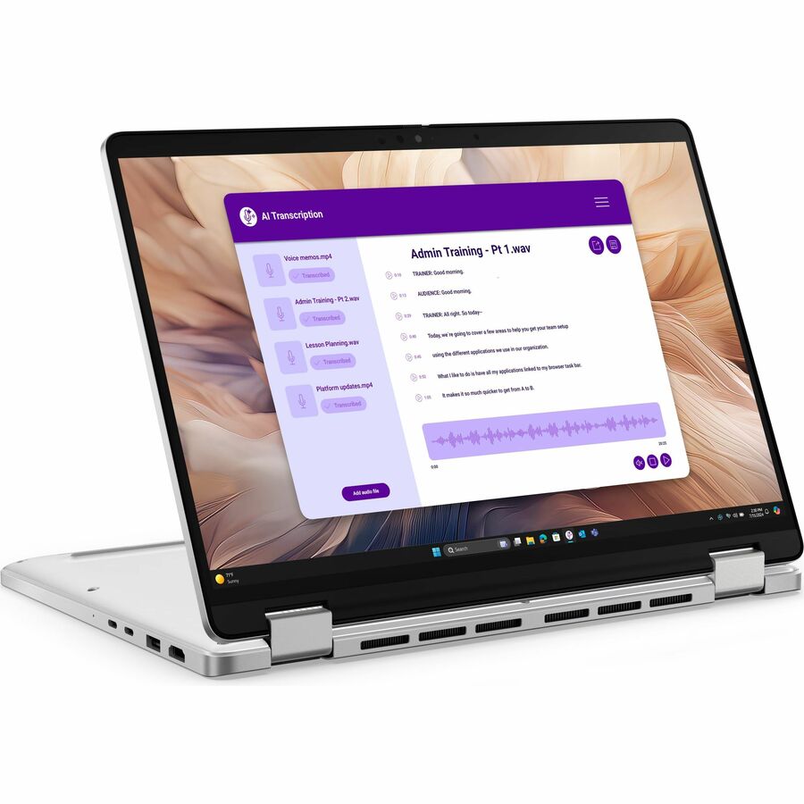 Alternate-Image9 Image for Dell Pro 14 Plus PB14250 14" Touchscreen Convertible Copilot+ PC 2 in 1 Notebook - Full HD Plus - 60 Hz - Intel Core Ultra 5 236V - vPro Technology - 16 GB - 512 GB SSD - English (US) Keyboard