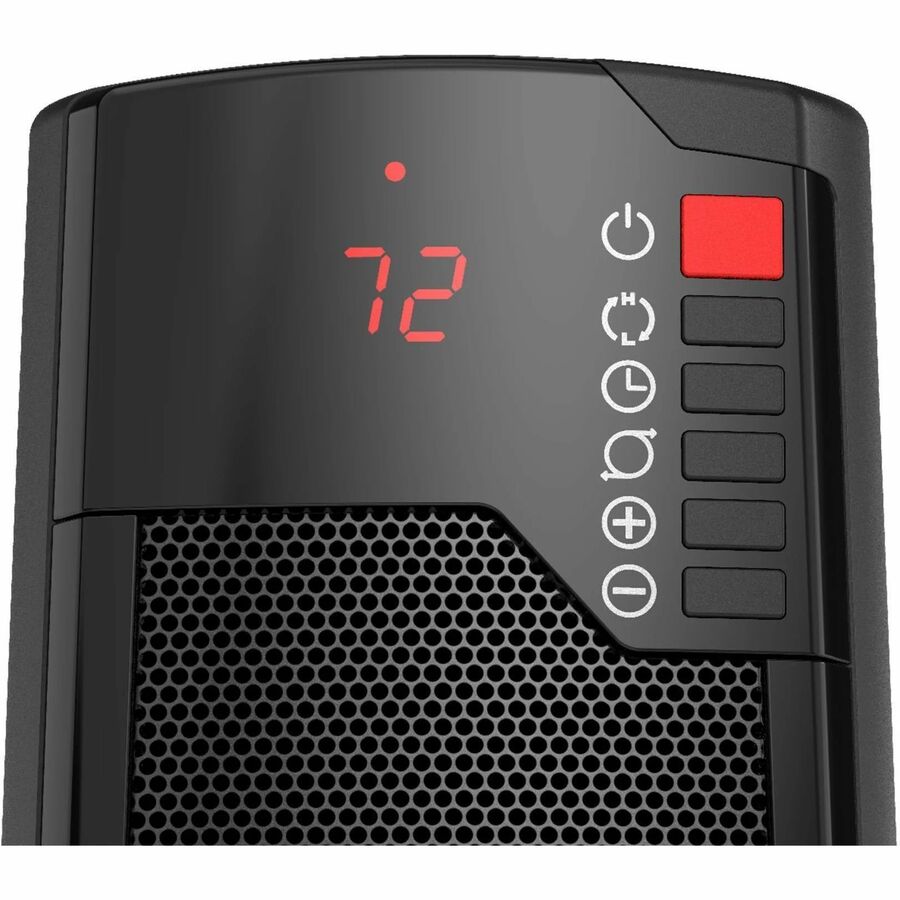 Alternate-Image2 Image for Lasko 1500W Electric Oscillating Ceramic Tower Space Heater with Remote, CT22835,Black