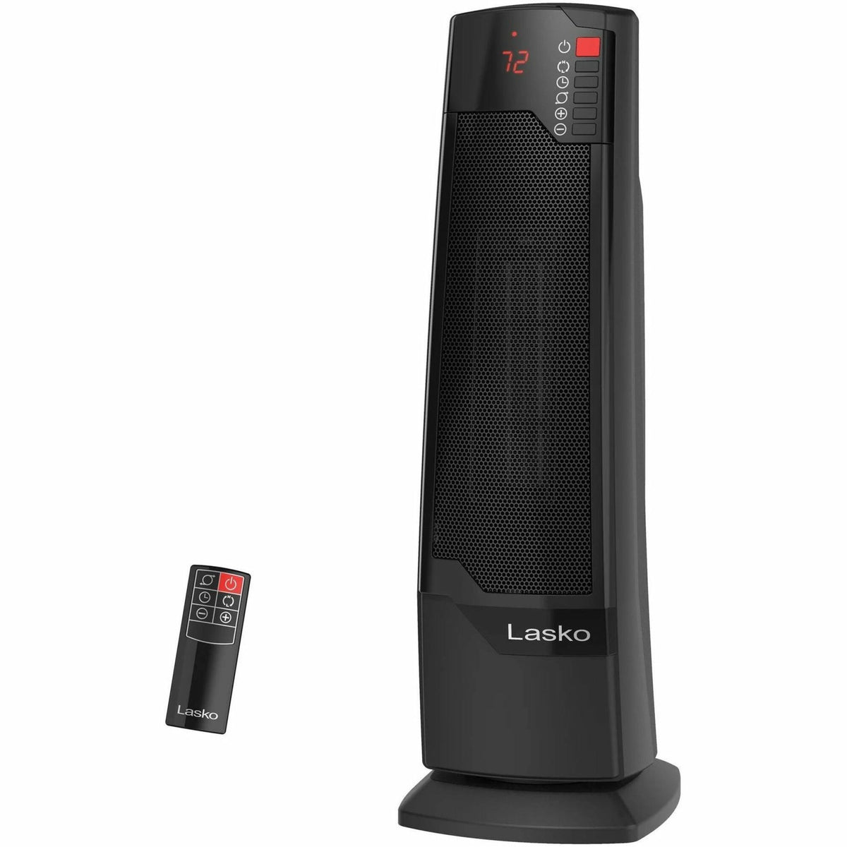 Main Image for Lasko 1500W Electric Oscillating Ceramic Tower Space Heater with Remote, CT22835,Black