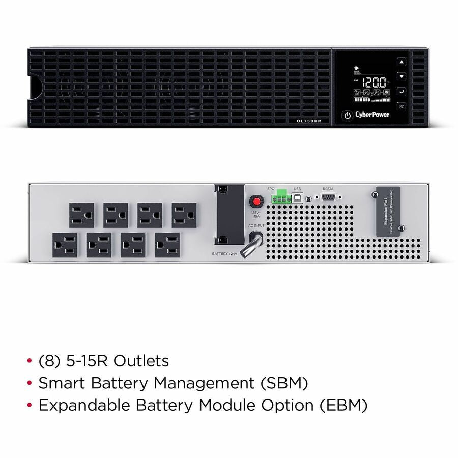 Alternate-Image3 Image for CyberPower OL750RM Essential Online UPS Systems
