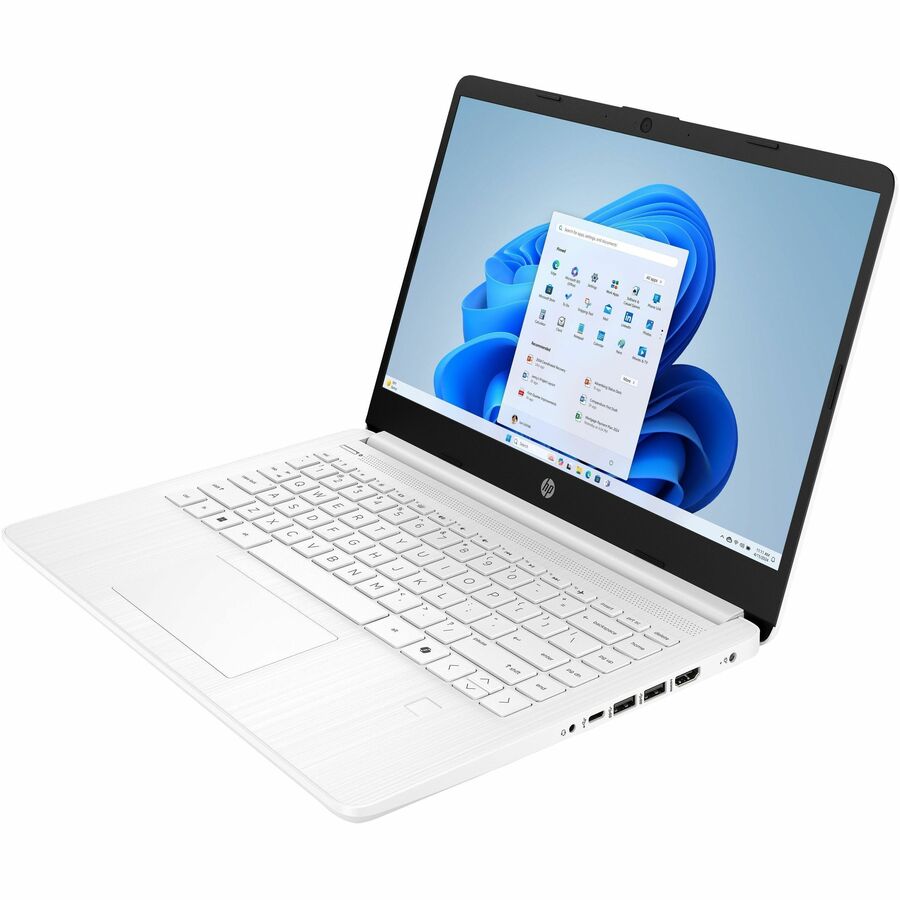 Left Image for HP 14-d3000 14-dq3220nr 14" Touchscreen Notebook - HD - Intel Celeron N4500 - 4 GB - 64 GB Flash Memory - Snowflake White