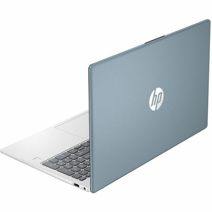 Top Image for HP 15-fd0000 15-fd0122ds 15.6" Touchscreen Notebook - HD - Intel N-Series N100 - 4 GB - 128 GB Flash Memory - Moonlight Blue, Natural Silver