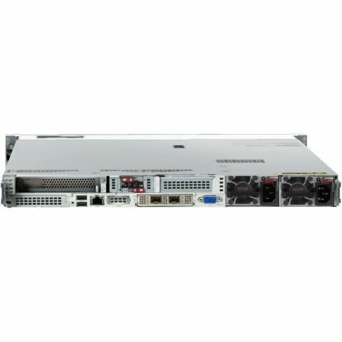 Rear Image for HPE ProLiant DL360 Gen12 1U Rack Server - 1 x Intel Xeon 6505P 2.20 GHz - 64 GB RAM - 960 GB SSD - (2 x 480GB) SSD Configuration - Serial ATA/600, 12Gb/s SAS, NVMe Controller