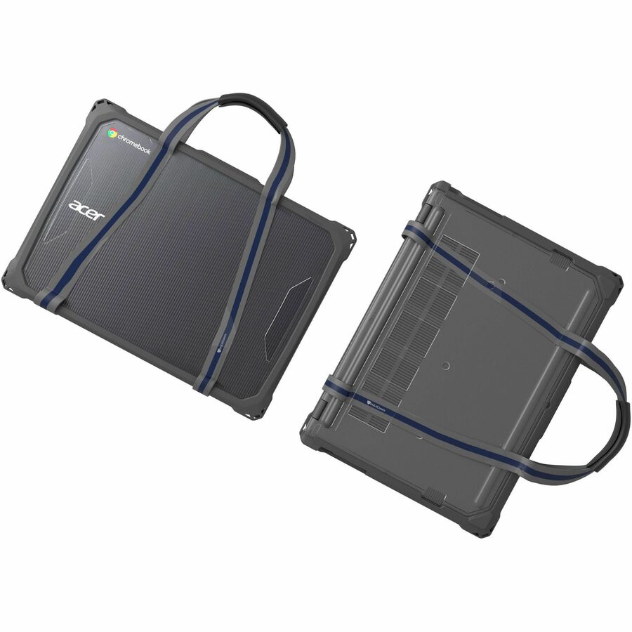 Alternate-Image2 Image for MAXCases Extreme Shell-F3 Chromebook Case for Acer C937/C937T Clamshell Chromebook 14" (Gray)