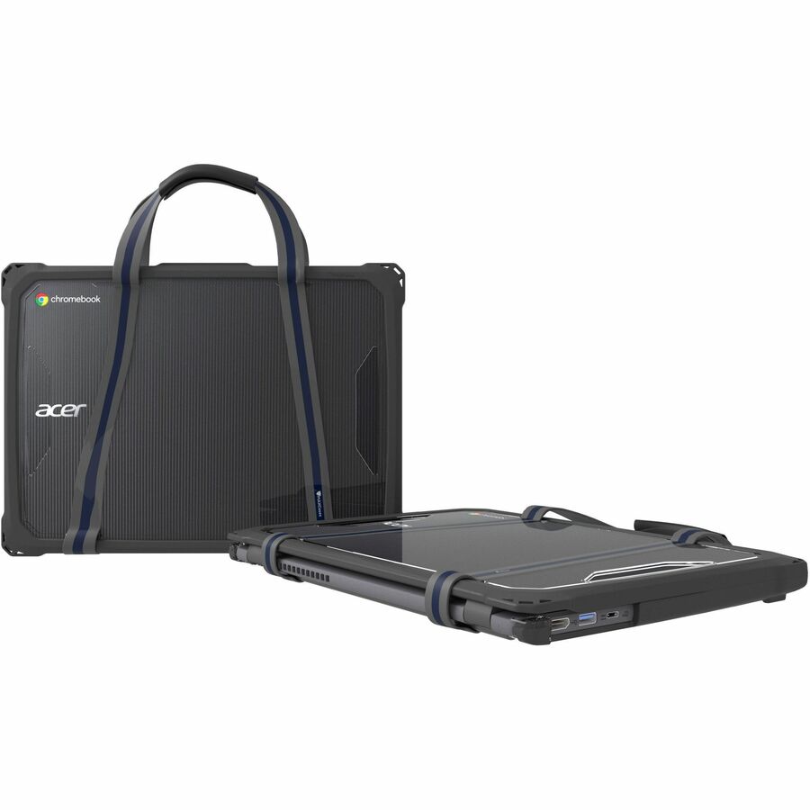 Alternate-Image4 Image for MAXCases Extreme Shell-F3 Chromebook Case for Acer C937/C937T Clamshell Chromebook 14" (Gray)