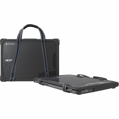 Alternate-Image4 Image for MAXCases Extreme Shell-F3 Chromebook Case for Acer C937/C937T Clamshell Chromebook 14" (Gray)