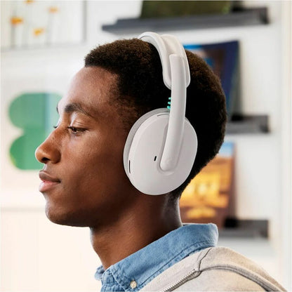 Alternate-Image10 Image for Logitech G325 LIGHTSPEED Wireless Bluetooth Gaming Headset, All-Day Comfort, Built-In Mic with Noise Reduction, 24-Bit Audio, Switch, White