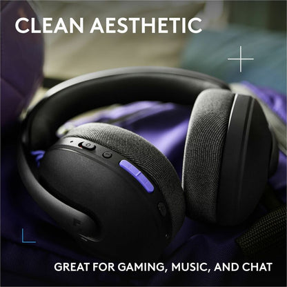 Alternate-Image7 Image for Logitech G325 LIGHTSPEED Wireless Bluetooth Gaming Headset, All-Day Comfort, Built-In Mic with Noise Reduction, 24-Bit Audio, Switch, Black
