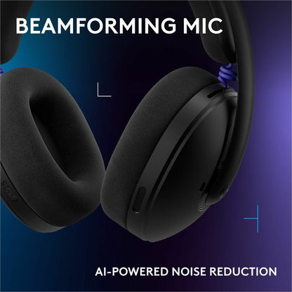 Alternate-Image5 Image for Logitech G325 LIGHTSPEED Wireless Bluetooth Gaming Headset, All-Day Comfort, Built-In Mic with Noise Reduction, 24-Bit Audio, Switch, Black