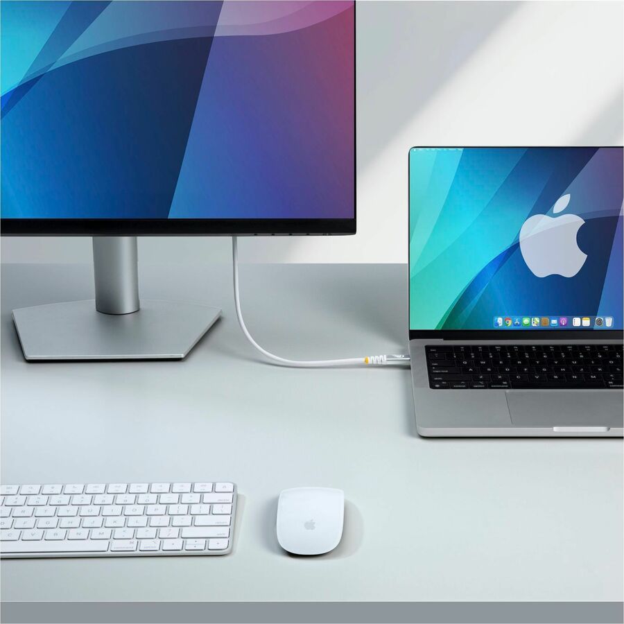 Alternate-Image6 Image for StarTech 1.5ft (45cm) USB4 Cable, 80Gbps, USB-IF Certified USB-C Cable, 240W, 8K 120Hz/4K 240Hz DP2.1, Thunderbolt 4 Compatible, White
