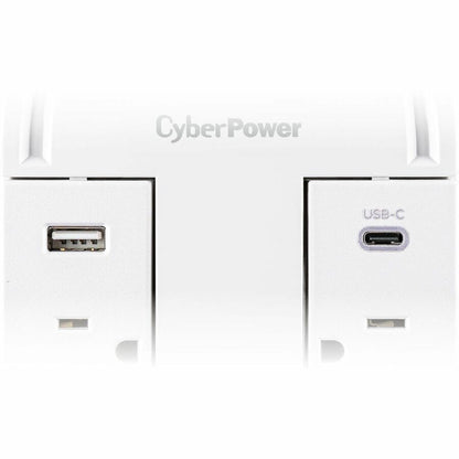 Alternate-Image5 Image for CyberPower CSP6WSUC Home and Office 6 - Outlet Surge Protector with 2400 J Surge Suppression