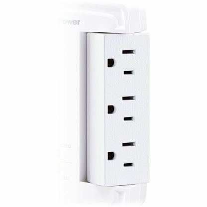 Alternate-Image4 Image for CyberPower CSB6WS Essential 6 - Outlet Surge Protector with 1800 J Surge Suppression