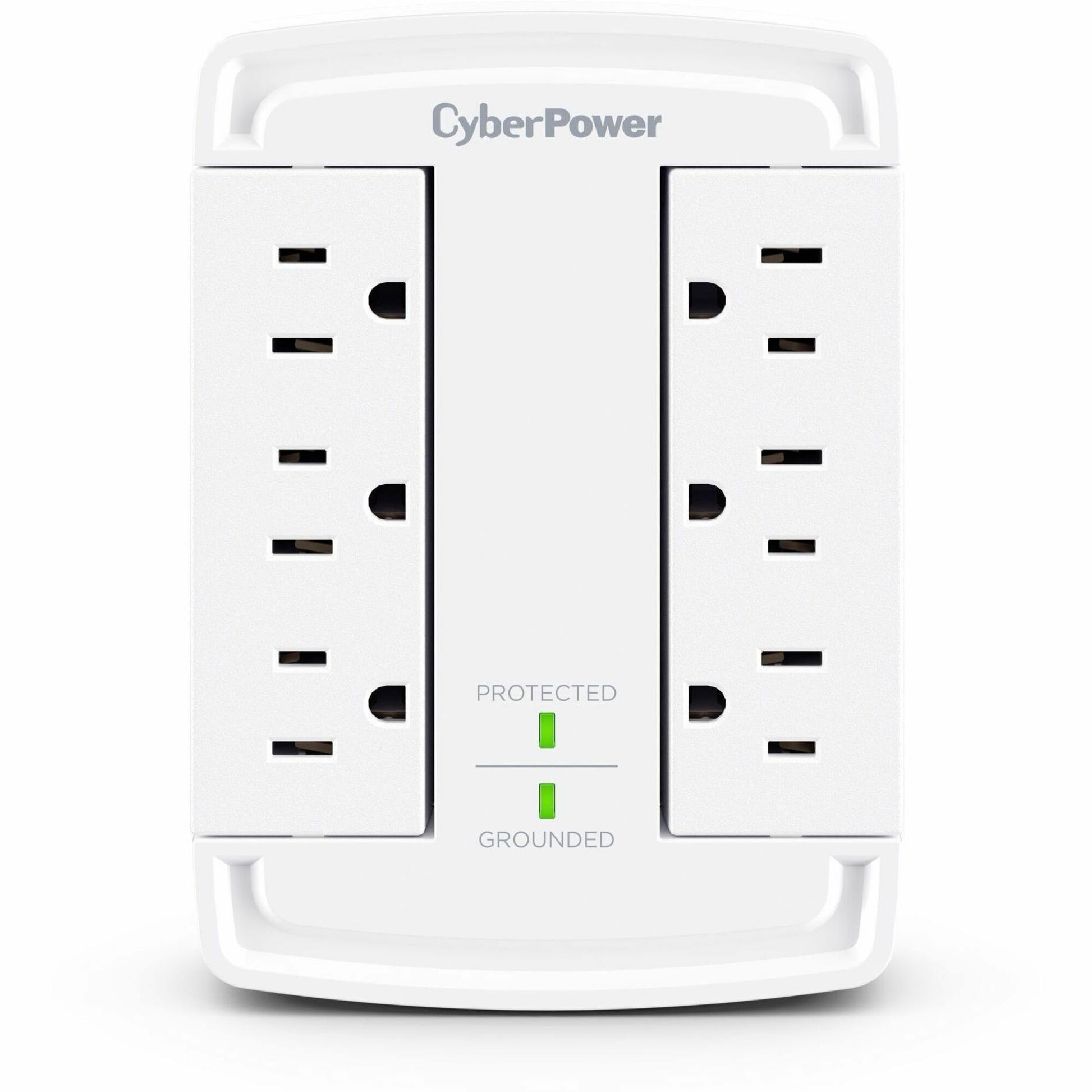 Main Image for CyberPower CSB6WS Essential 6 - Outlet Surge Protector with 1800 J Surge Suppression