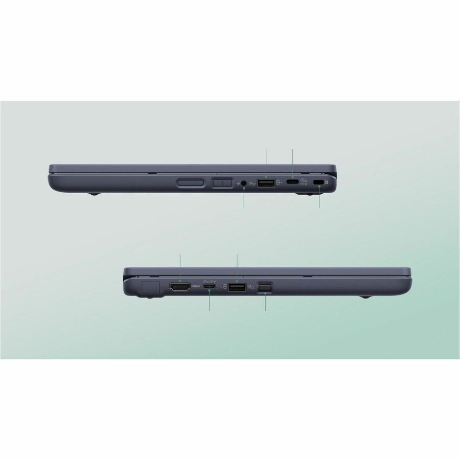 Alternate-Image8 Image for Asus Chromebook CZ11 Flip CZ1104F CZ1104FM4A-YZ84T 11.6" Touchscreen Rugged Convertible 2 in 1 Chromebook - HD - Octa-core (ARM Cortex A78 + Cortex A55) - 8 GB - 64 GB Flash Memory - Mineral Gray