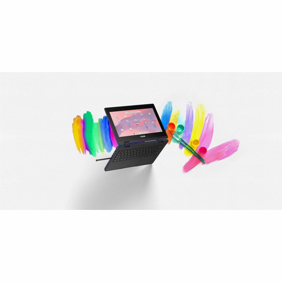 Alternate-Image3 Image for Asus Chromebook CZ11 Flip CZ1104F CZ1104FM4A-YZ84T 11.6" Touchscreen Rugged Convertible 2 in 1 Chromebook - HD - Octa-core (ARM Cortex A78 + Cortex A55) - 8 GB - 64 GB Flash Memory - Mineral Gray