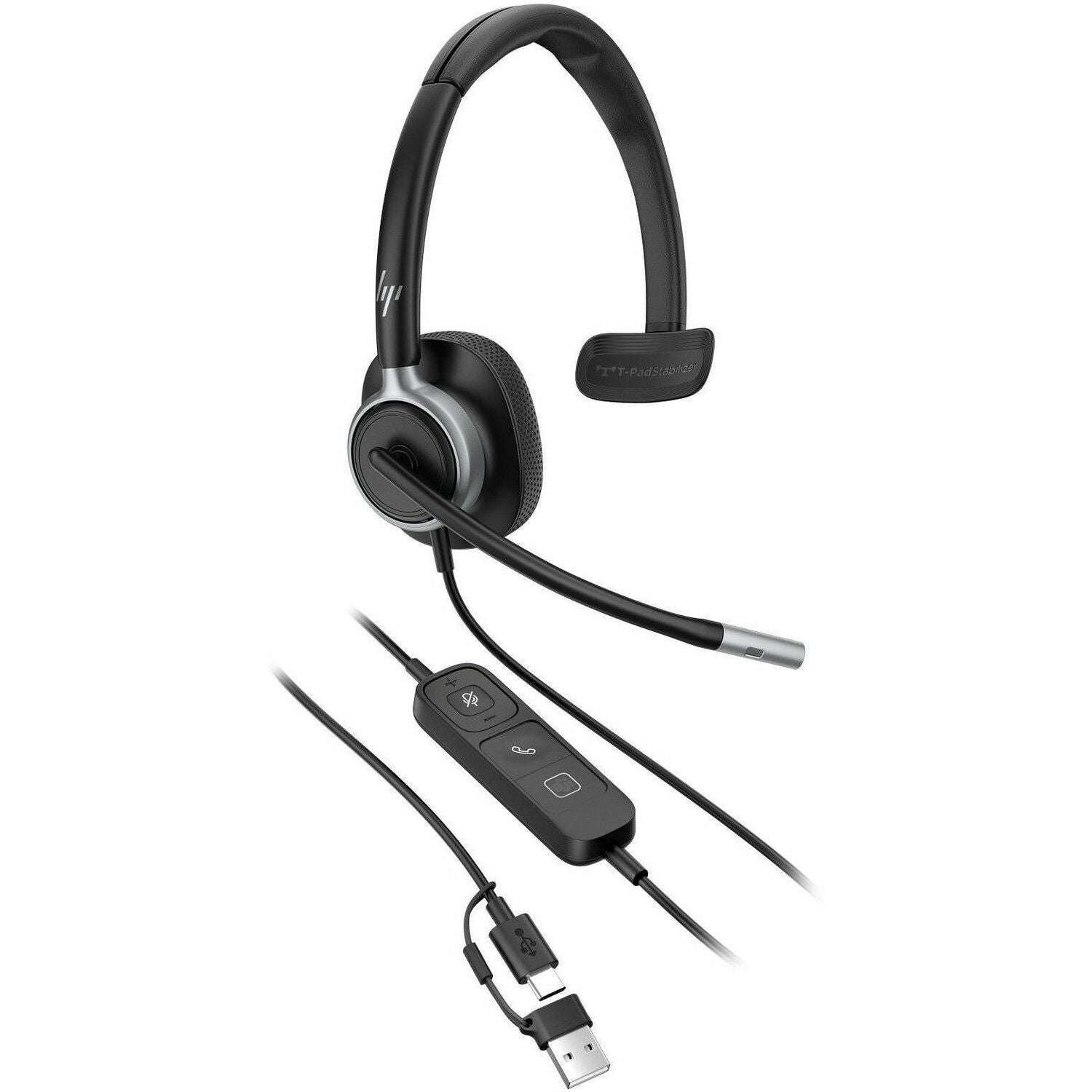 Main Image for Poly Mission 615 Monaural USB Wired Headset (Bulk) (C01C3A6)