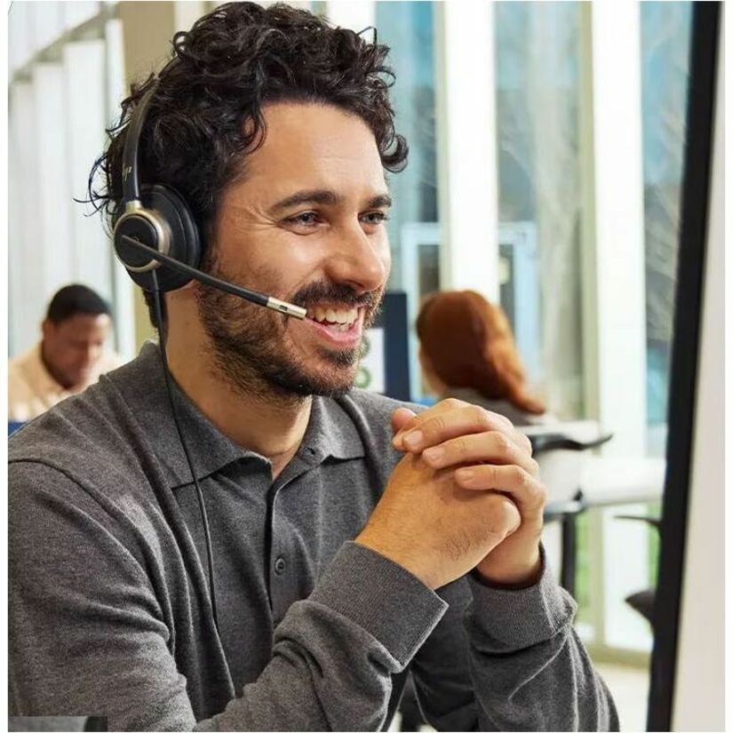 Life-Style Image for Poly Mission 615 Monaural USB Wired Headset (C01C3AA)