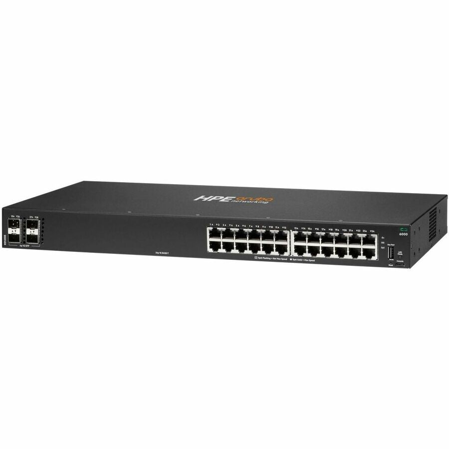 Alternate-Image1 Image for Aruba CX 6000 24p 10M/100M/1G 4p SFP 1G Switch
