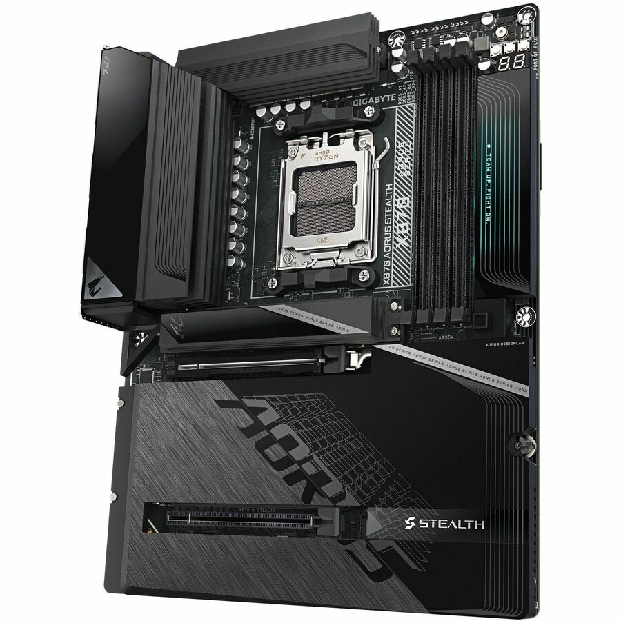 Alternate-Image3 Image for Aorus STEALTH X870 Gaming Desktop Motherboard - AMD X870 Chipset - Socket AM5 - ATX