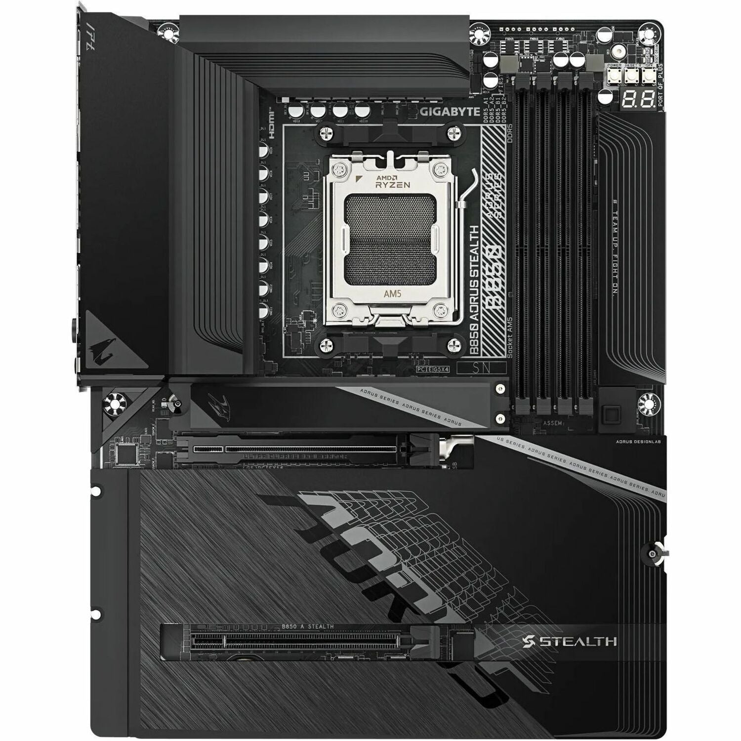 Main Image for Aorus STEALTH B850 Gaming Desktop Motherboard - AMD B850 Chipset - Socket AM5 - ATX