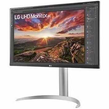 Left Image for LG 27BP85UK-W 27" Class 4K UHD LCD Monitor - 16:9 - Textured Black