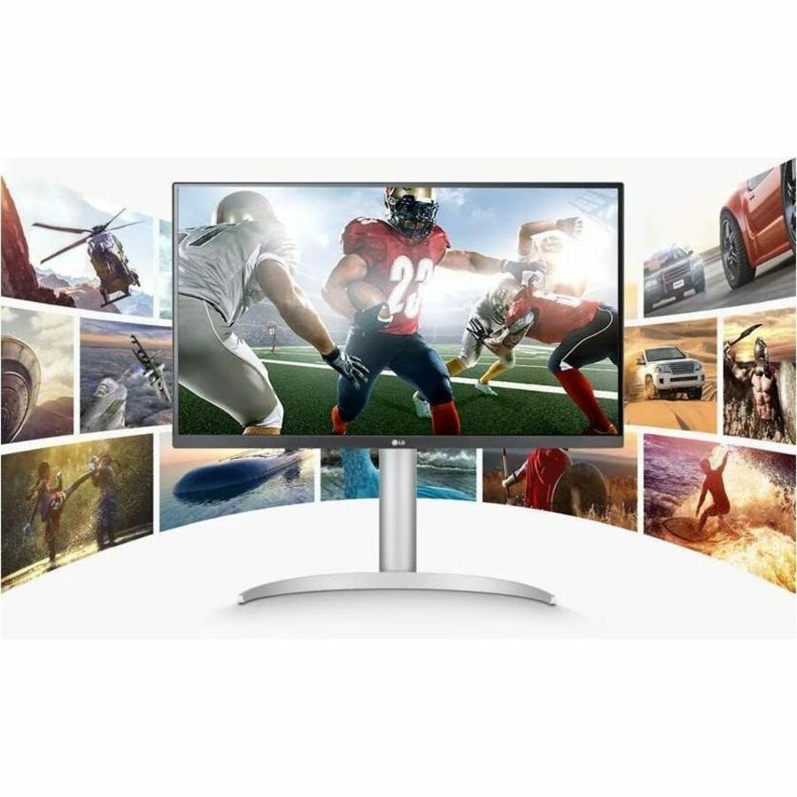 Alternate-Image2 Image for LG 27BP85UK-W 27" Class 4K UHD LCD Monitor - 16:9 - Textured Black