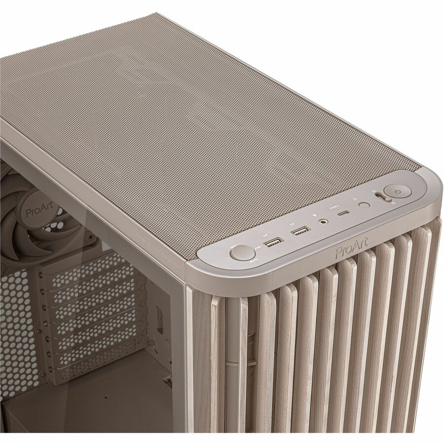 Alternate-Image6 Image for Asus ProArt PA401 Wood Edition Beige - Tempered Glass Panel