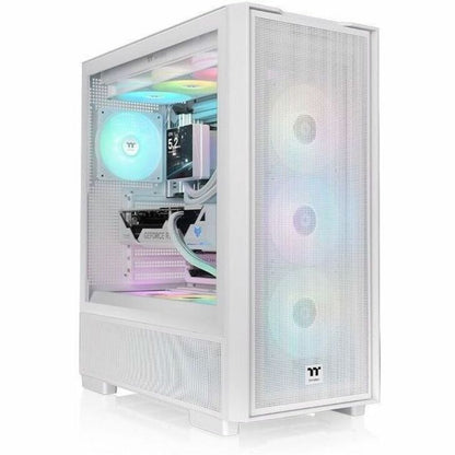 Alternate-Image2 Image for Thermaltake S380 TG ARGB Snow Mid Tower Chassis