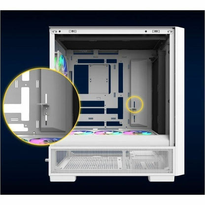 Alternate-Image8 Image for Thermaltake S380 TG ARGB Snow Mid Tower Chassis