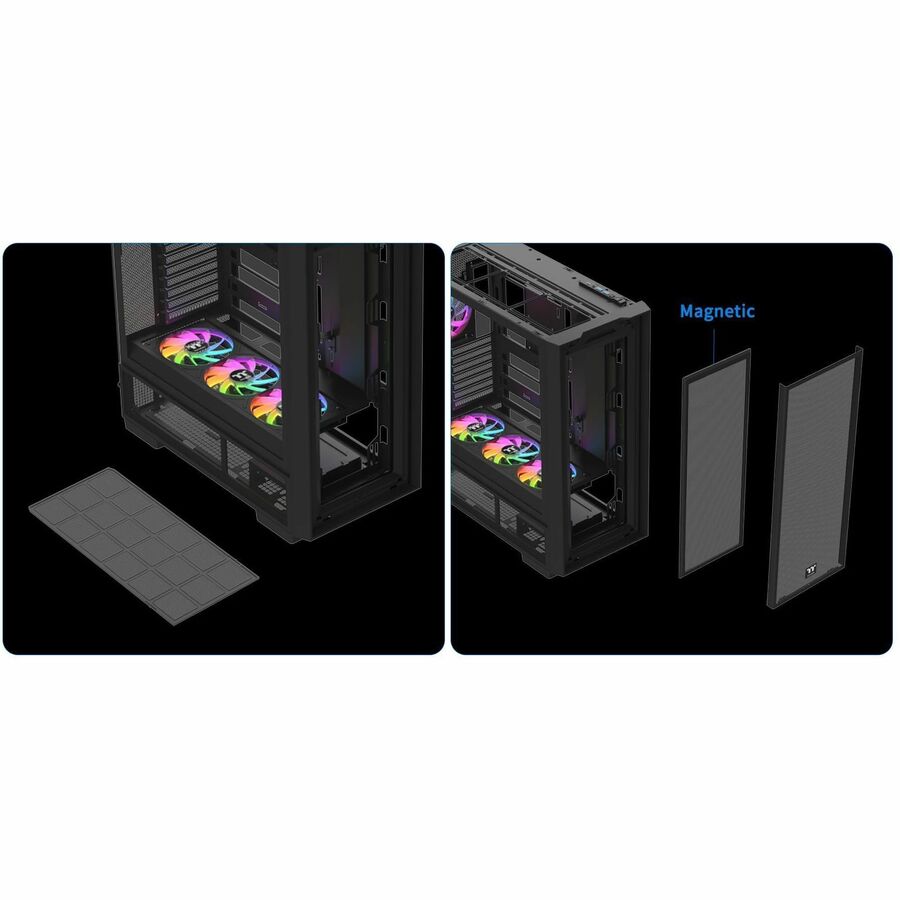 Alternate-Image6 Image for Thermaltake S380 TG ARGB Mid Tower Chassis