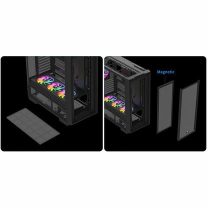 Alternate-Image6 Image for Thermaltake S380 TG ARGB Mid Tower Chassis