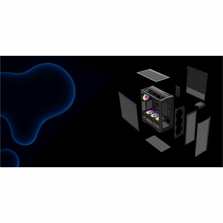 Alternate-Image2 Image for Thermaltake S380 TG ARGB Mid Tower Chassis
