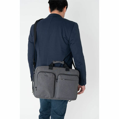 Life-Style Image for Targus Hybrid TBT94304GL Carrying Case (Backpack/Briefcase) for 15" to 16" Notebook - Gray - TAA Compliant