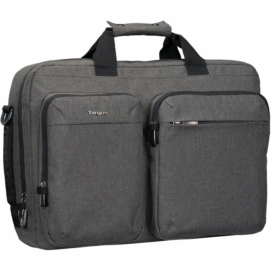 Alternate-Image1 Image for Targus Hybrid TBT94304GL Carrying Case (Backpack/Briefcase) for 15" to 16" Notebook - Gray - TAA Compliant