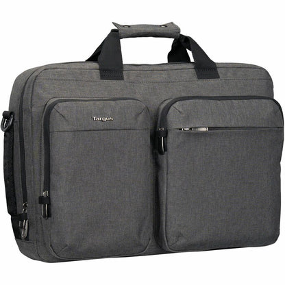 Alternate-Image1 Image for Targus Hybrid TBT94304GL Carrying Case (Backpack/Briefcase) for 15" to 16" Notebook - Gray - TAA Compliant