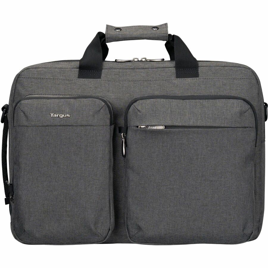 Front Image for Targus Hybrid TBT94304GL Carrying Case (Backpack/Briefcase) for 15" to 16" Notebook - Gray - TAA Compliant